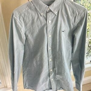 Vineyard Vines Light Gray Button-Down Shirt